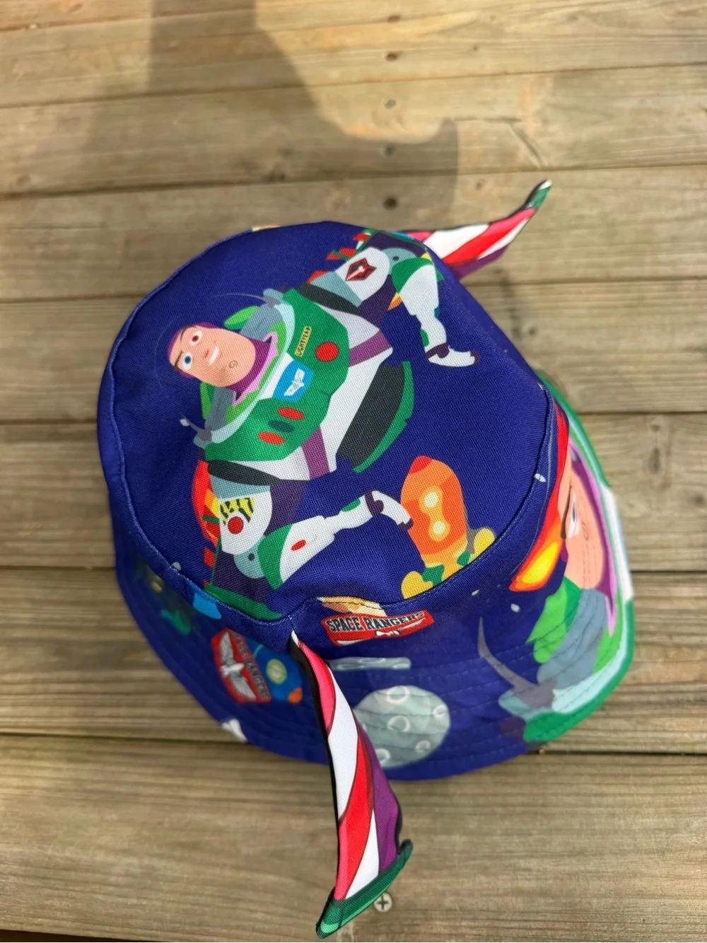 Buzz Lightyear Kids' Space Bucket Hat with Green & Red Accents